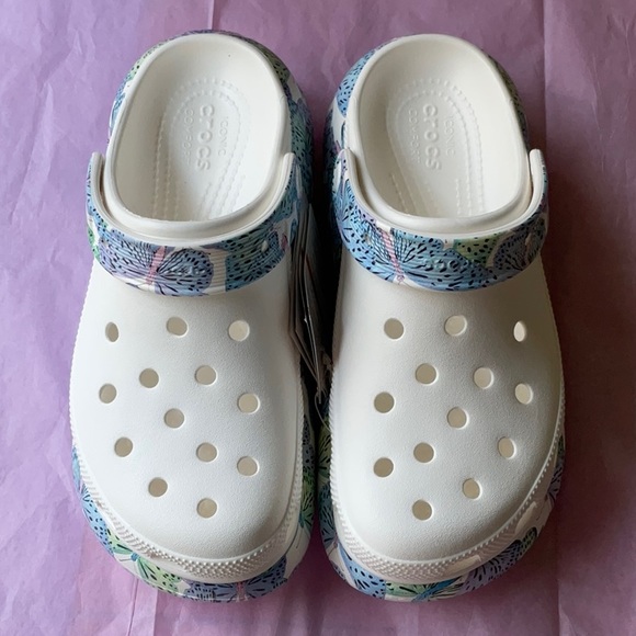 🦋 CROCS CRUSH BUTTERFLY CLOGS 🦋  NWT 🦋 - Picture 5 of 16